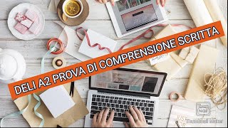 DELI A2  Prova di Comprensione Scritta [upl. by Celik]