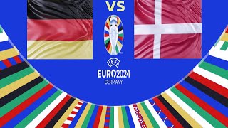 GERMANY vs DENMARK LIVE Watchalong  EURo 2024  FOOTBALL [upl. by Zysk212]