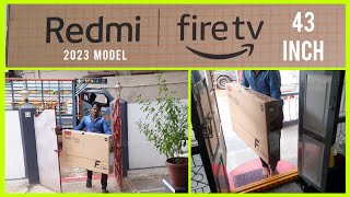 Redmi 43 inches 4k Ultra HD Smart Fire Tv  Unboxing  Flipkart Open Box Delivery Process  Best Tv [upl. by Toscano]