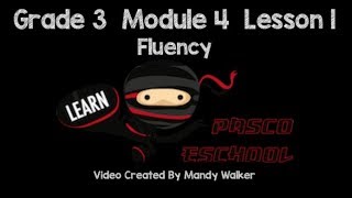 Grade 3 Module 4 Lesson 1 Fluency [upl. by Emarie]