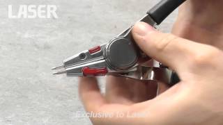 Laser Tools quickchange convertible circlip pliers 5733 [upl. by Asiluy]