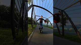 V8 после Lynx 😁 euc моноколесо insta360 unicycle shorts leaperkim inmotion v8f kingsong [upl. by Highams]