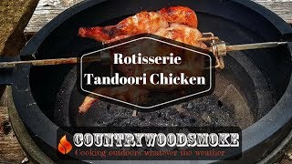 Rotisserie Tandoori Style Chicken on Kamado Joe Joetisserie [upl. by Edmee111]