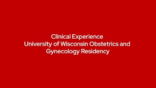 Clinical and Surgical Training University of Wisconsin ObGyn Residency [upl. by Neeven906]