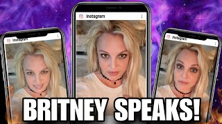 Britney HAS SPOKEN on IG [upl. by Packston297]