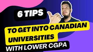 How to Get into Canadian Universities with Low CGPA from Bangladesh [upl. by Redla]