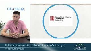 Els Departaments de la Generalitat de Catalunya Preparació oposicions [upl. by Dorelia255]