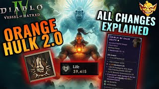 BEST Crushing Hands Build Optimized  ENDGAME Spiritborn Diablo 4 guide [upl. by Nyliac]