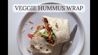 Veggie Hummus Wrap Recipe Video  Healthy Recipe  General Wellness [upl. by Pitt]