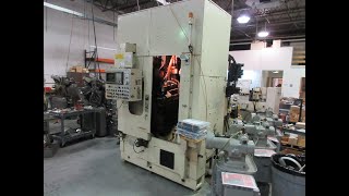 Mitsubishi GC15CNC CNC Gear Hobbing Machine with Fanuc Control Crowning and Deburring [upl. by Haddad575]