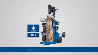 Scheppach HL1500TWIN I HOLZSPALTER I LOG SPLITTER [upl. by Auqenahs]