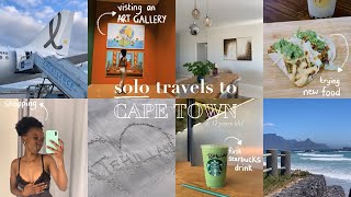 CAPE TOWN TRAVEL VLOG  my first Solo Trip [upl. by Gwen74]