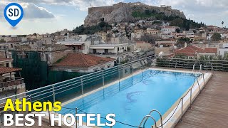 The 12 Best Hotels in Athens Greece  Acropolis Plaka Monastiraki [upl. by Irot]