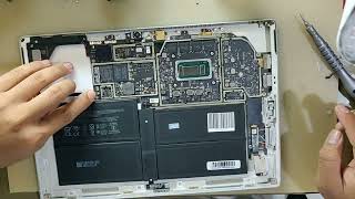 Microsoft Surface Pro 5 Battery Replacement [upl. by Dorcy]