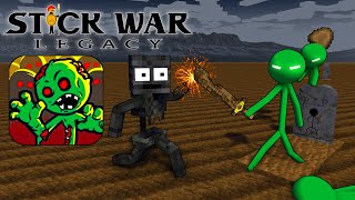 STICK WAR ZOMBIE ATTACK  Platabush Animation [upl. by Carri344]