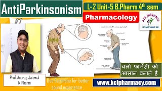 AntiParkinsonism Drugs Pharmacology  L2 Unit5  PharmacologyI [upl. by Haida102]