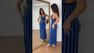 Fashion trending for girls now  latest attractive midi dress 24 fashion stylelook outfit short [upl. by Eleazar8]