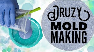 Silicone Druzy Mold Making Using Epsom Salts  Casting Home Grown Crystals  Part 1 [upl. by Nair]