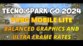 PUBG Mobile Lite in Tecno Spark Go 2024 [upl. by Lahcim32]