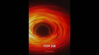 The beautiful visual of “Ton 618”🤯🤯spacecuriosity shortsviral shorts facts space [upl. by Htebsle]