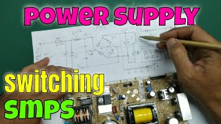 Cara kerja Power supply switching SMPS [upl. by Yrallam]