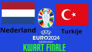 Ek 202448 NederlandTurkije kwartfinale [upl. by Nue470]