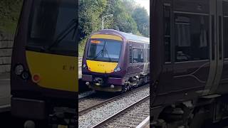 Train at Belper 170273 on a Derwent Valley Service Forgot DUFFIELD first [upl. by Aerised]