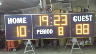 8114 LED Scoreboard [upl. by Alyahc]