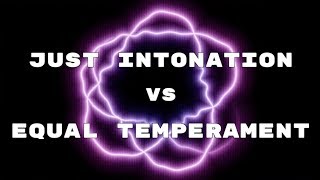 Just Intonation vs Equal Temperament visual demonstration [upl. by Bonnibelle34]