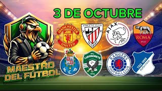 Pronósticos Europa League Jueves 3 De Octubre Predicciones Europa League Jueves 3 De Octubre [upl. by Acyssej]