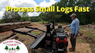 Halverson HWP100TR  The Perfect Small Log Processor [upl. by Ahseinod878]