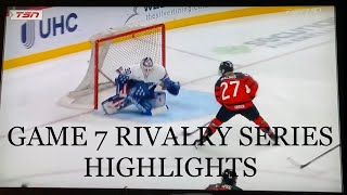 CANADA USA GAME 7 RIVALRY SERIES FULL HIGHLIGHTS Feb 11 2024 [upl. by Iaoh528]