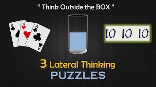 3 Riddles Popular on Logic that will blow your mind  Can you solve it [upl. by Yelkrab]