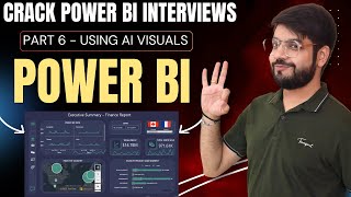 Power BI AI Visuals Power BI Finance Reporting Project  Part 6 [upl. by Ainek480]