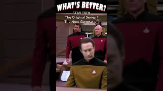 THE ORIGINAL SERIES vs THE NEXT GENERATION  startrek tos tng [upl. by Ettezyl]