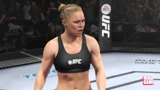 Ronda Rousey vs Cat Zingano UFC 184  EA Sports UFC Fight Prediction [upl. by Ybok]