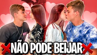 NÃO PODE BEIJAR NESSE VÍDEO Quem beijar perde Maria Nicolly e Maria Emanuelly •Irmãos Scribel• [upl. by Luapnaes764]