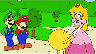 PacMan amp The Super Mario Bros Part 4 PacMan Meets Peach and Bowser [upl. by Tonjes544]