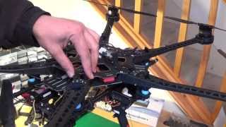 Preflight and Operating Instructions Overview DJI S800 Evo with A2 and 3 Axis Gimbal [upl. by Nell]