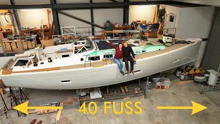 Wir bauen unsere Traumyacht ⛵ Exklusive Einblicke in die Produktion  Bootsbau Vlog 4 [upl. by Wildon]