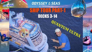 Get a Closer Look at Royal Caribbeans Odyssey of the Seas Part 1 [upl. by Gilson254]