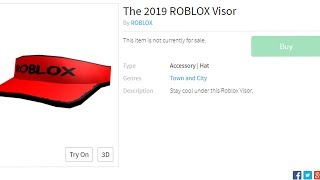 Where Is The 2019 ROBLOX Visor [upl. by Cecil]