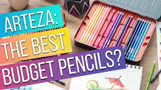 Arteza Expert 120 Coloured Pencils  Review [upl. by Syxela]