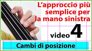 04 Cambio posizioni dalla mezza alla VI serie quotApproccio alla mano sinistra sul contrabbassoquot [upl. by Navek]