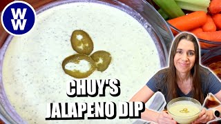 Copycat Chuys Jalapeno Dip Lightened Up🌶️ WW Dip Recipe  Weight Watchers  With Calories amp Macros [upl. by Tham545]