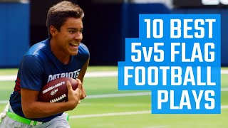 10 Best 5v5 Flag Football Plays  Flag Football Plays 5 on 5  Flag Football Plays by MOJO [upl. by Joell]