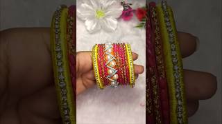 DIY bangles 😱diy youtubepartner bangles craft shorts jewellery [upl. by Yaker]