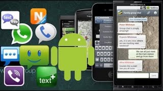 Best 5 SMS Messaging App for Android 2015 [upl. by Sorcha172]