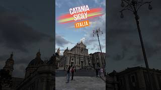 CATANIA ⛪🇮🇹 travel walk tour historic sicily tourism tourist vacation europe shorts reels [upl. by Jerrie]