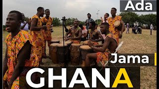 Masters of African Drums  Nkyinkyim Museum GHANA [upl. by Lyrrehs95]